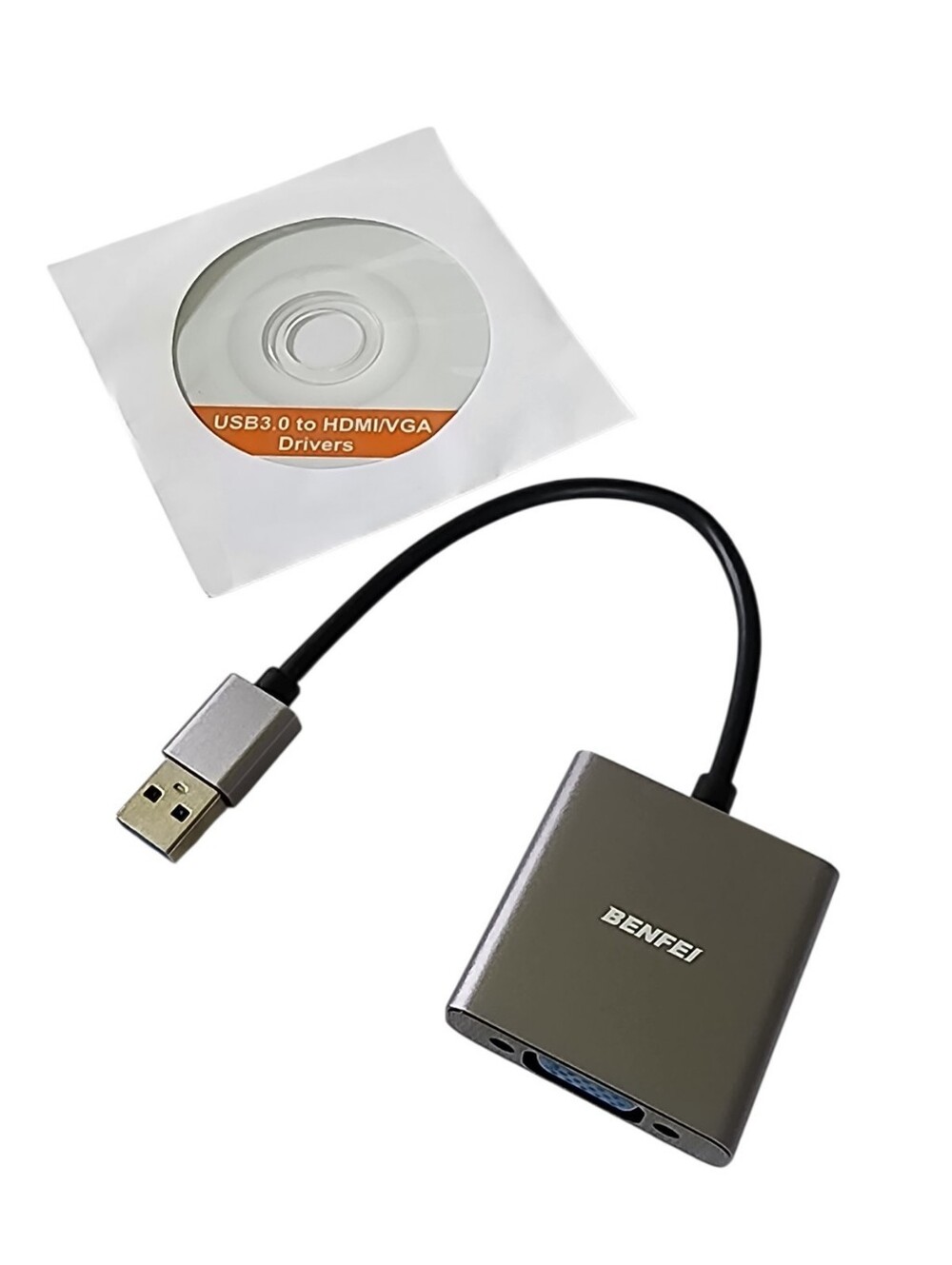 Benfei USB 3.0 to HDMI/VGA adapter
